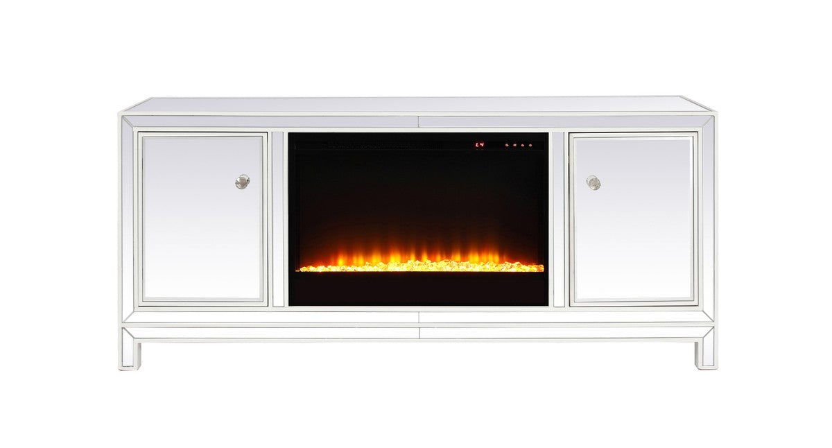 Elegant Lighting - MF701WH-F2 - TV Stand - Reflexion - white