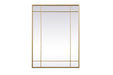 Elegant Lighting - MR3A3040BRA - Mirror - Viola - Brass