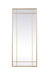 Elegant Lighting - MR3FL3070BRA - Mirror - Viola - Brass