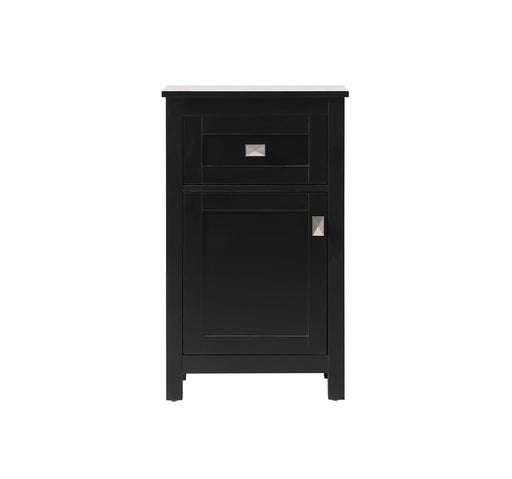 Elegant Lighting - SC011830BK - Bathroom Storage Freestanding Cabinet - Adian - Black