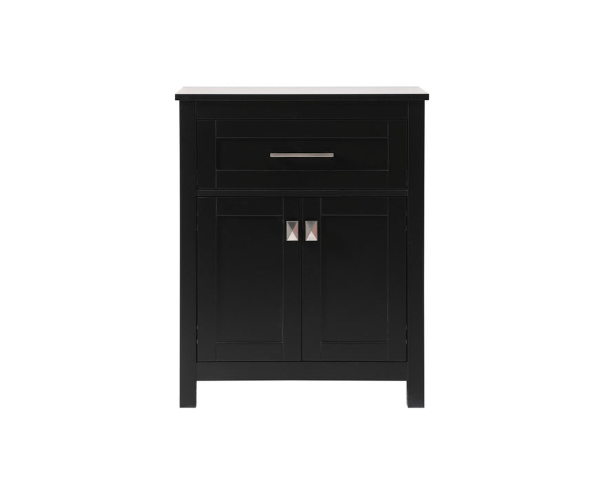 Elegant Lighting - SC012430BK - Bathroom Storage Freestanding Cabinet - Adian - Black