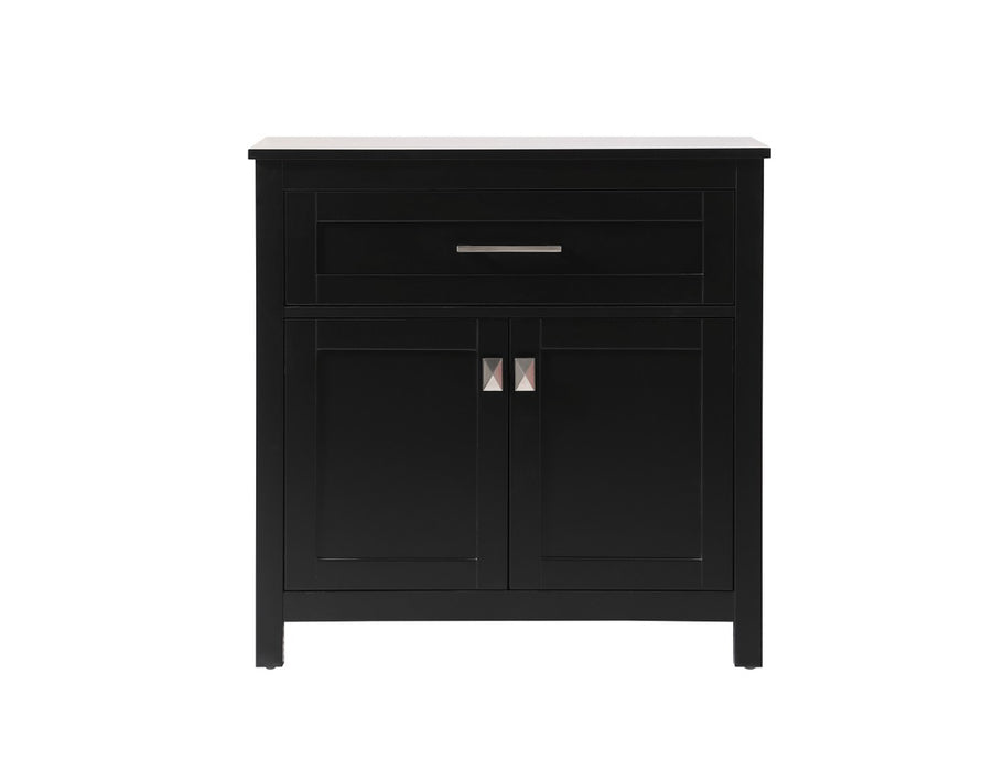 Elegant Lighting - SC013030BK - Bathroom Storage Freestanding Cabinet - Adian - Black