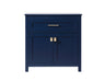 Elegant Lighting - SC013030BL - Bathroom Storage Freestanding Cabinet - Adian - Blue