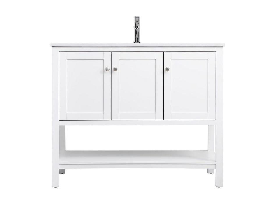 Elegant Lighting - VF22242WH - SIngle Bathroom Vanity - Heath - White