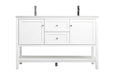 Elegant Lighting - VF22254DWH - Double Bathroom Vanity - Heath - White