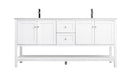 Elegant Lighting - VF22272DWH - Double Bathroom Vanity - Heath - White