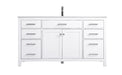 Elegant Lighting - VF23360WH - SIngle Bathroom Vanity - Lewis - White