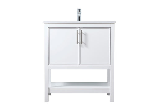 Elegant Lighting - VF26630WH - SIngle Bathroom Vanity - Everett - White