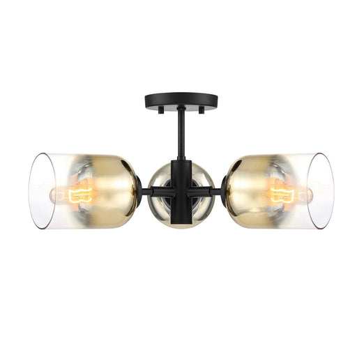 Gatsby Three Light Semi Flush Mount