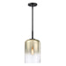 Designers Fountain - D306M-8P-MB - One Light Pendant - Gatsby - Matte Black