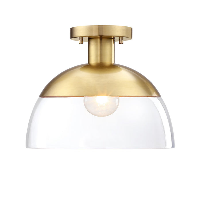 Designers Fountain - D308M-SF-BG - One Light Semi Flush Mount - Rey - Brushed Gold