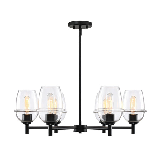 Designers Fountain - D310M-6CH-MB - Six Light Chandelier - Summer Jazz - Matte Black