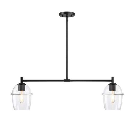 Designers Fountain - D310M-IS-MB - Two Light Island Pendant - Summer Jazz - Matte Black