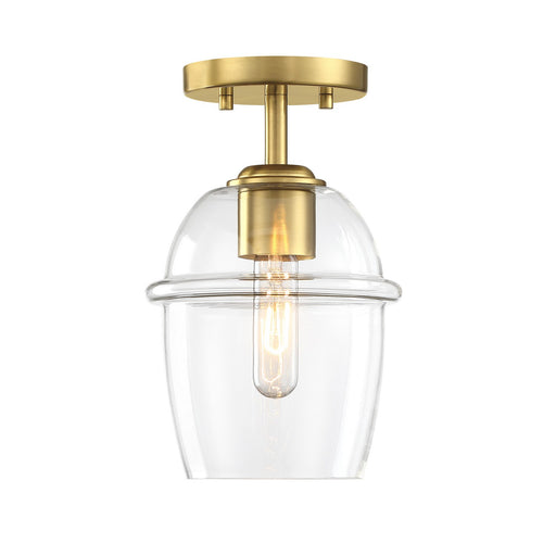 Designers Fountain - D310M-SF-BG - One Light Semi Flush Mount - Summer Jazz - Brushed Gold