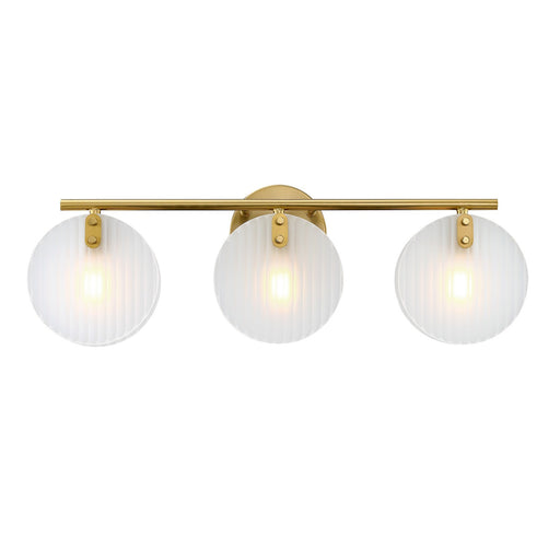 Designers Fountain - D311C-3B-BG - Three Light Vanity - Sky Fall - Brushed Gold