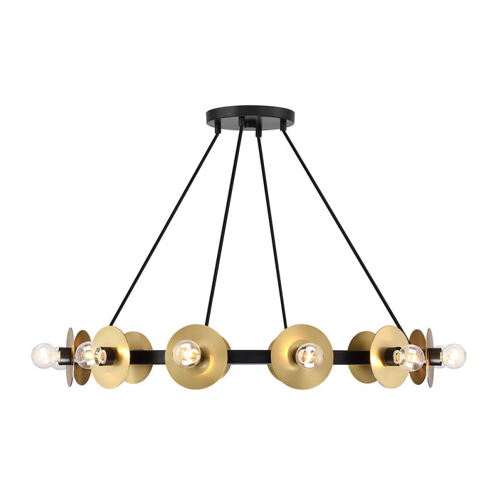 Designers Fountain - D313C-12CH-MB - 12 Light Chandelier - Harmoni - Matte Black