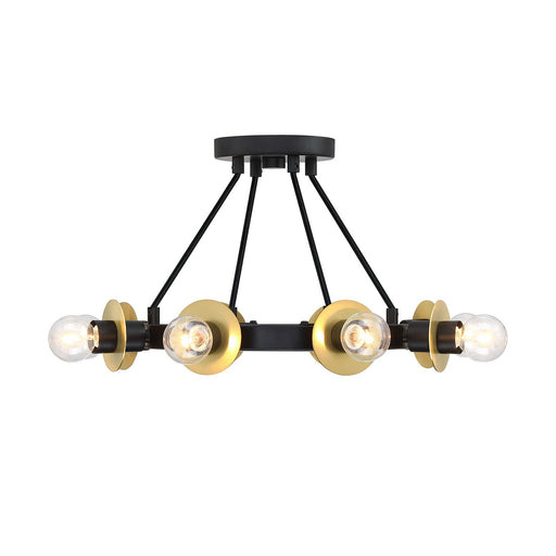 Harmoni Eight Light Semi Flush Mount