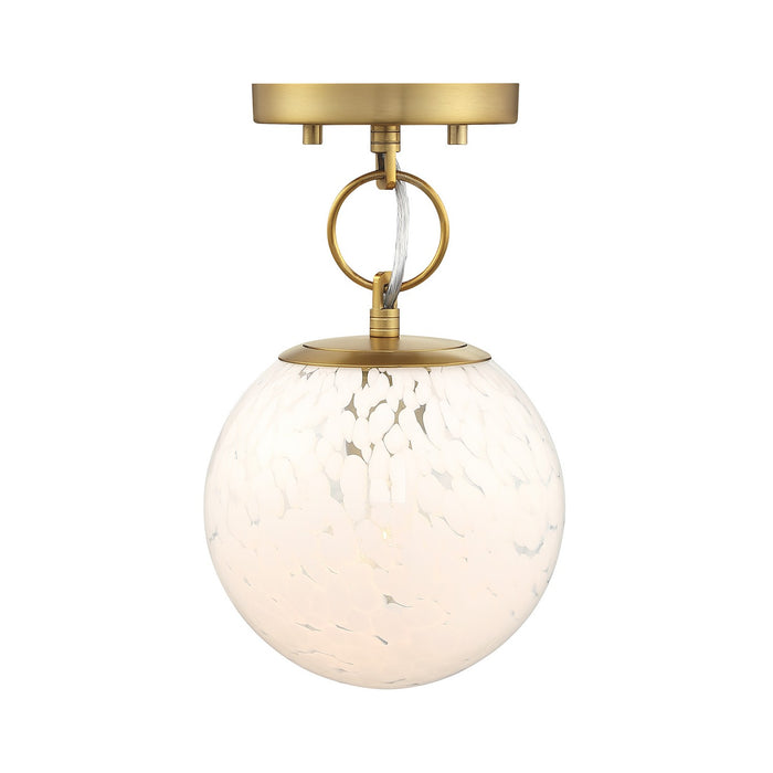 Designers Fountain - D329M-SF-BG - One Light Semi Flush Mount - Wine Flower - Brushed Gold