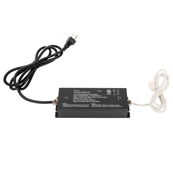 W.A.C. Lighting - PS-24DC-A96P-OD - Outdoor Portable Power Supply - Invisiled Outdoor - Black