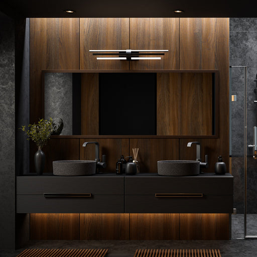 W.A.C. Lighting - WS-15432-BK - LED Bath - Melody - Black