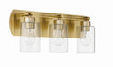 Craftmade - 17621SB3 - Three Light Vanity - Hendrix - Satin Brass