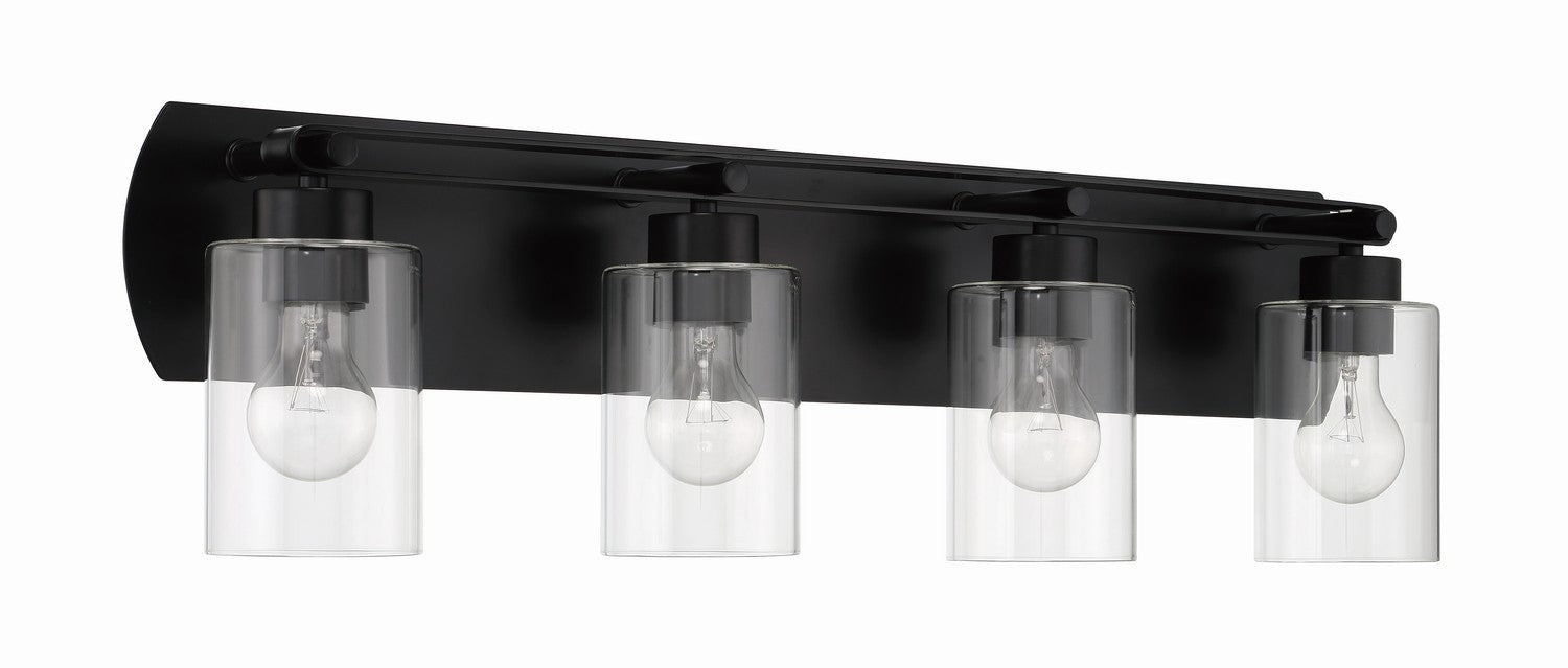 Craftmade - 17631FB4 - Four Light Vanity - Hendrix - Flat Black