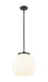 Innovations - 221-1S-BK-G1217-14WV - LED Pendant - Franklin Restoration - Matte Black