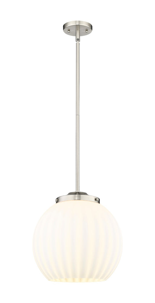 Innovations - 221-1S-SN-G1217-14WV - LED Pendant - Franklin Restoration - Brushed Satin Nickel