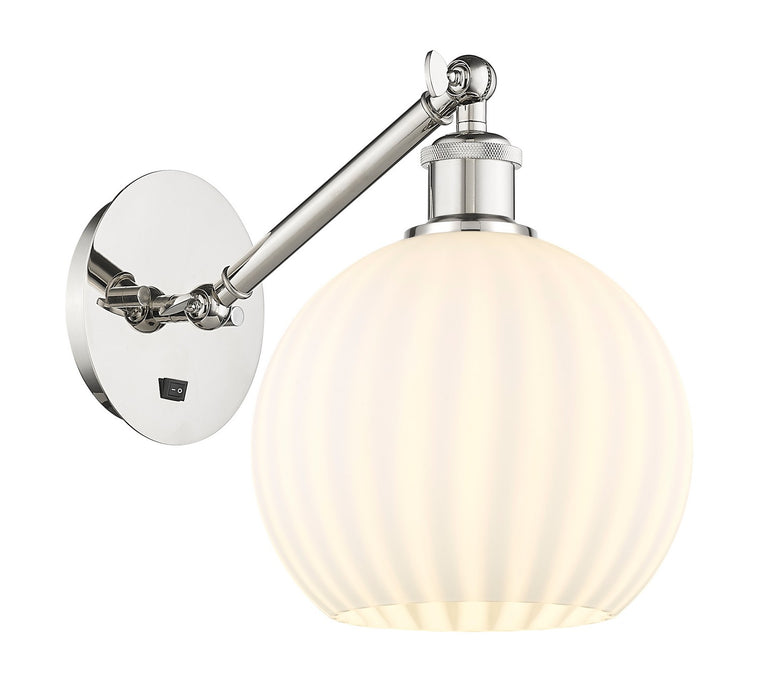 Innovations - 317-1W-PN-G1217-8WV - LED Wall Sconce - Ballston - Polished Nickel