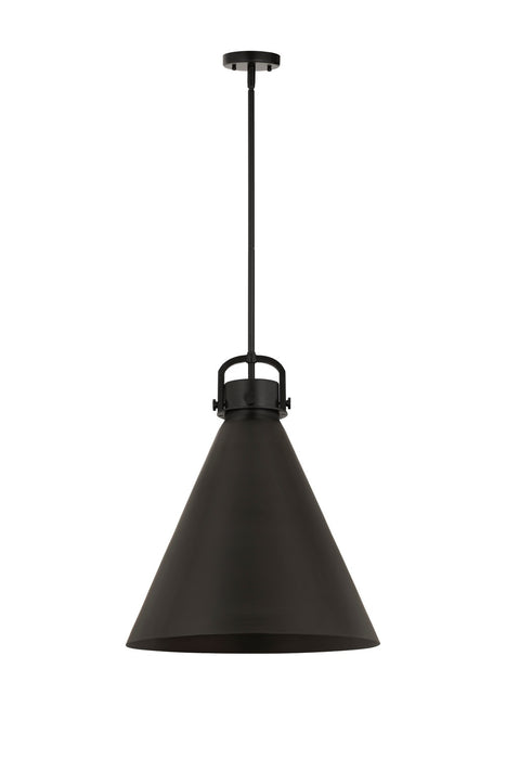 Innovations - 410-1SL-BK-M411-18BK - One Light Pendant - Downtown Urban - Matte Black