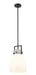 Innovations - 411-1SM-BK-G412-10WH - One Light Pendant - Downtown Urban - Matte Black