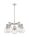 Innovations - 411-5CR-PN-G410-7SDY - Five Light Chandelier - Downtown Urban - Polished Nickel