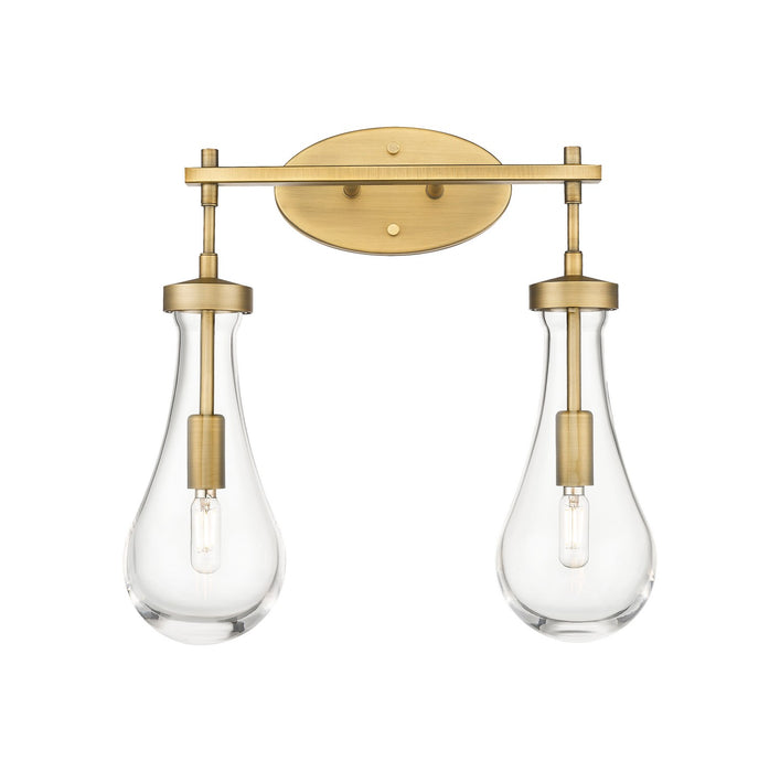 Innovations - 451-2W-BB-G451-5CL - LED Bath Vanity - Downtown Urban - Brushed Brass