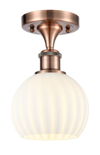 Ballston LED Semi-Flush Mount Antique Copper