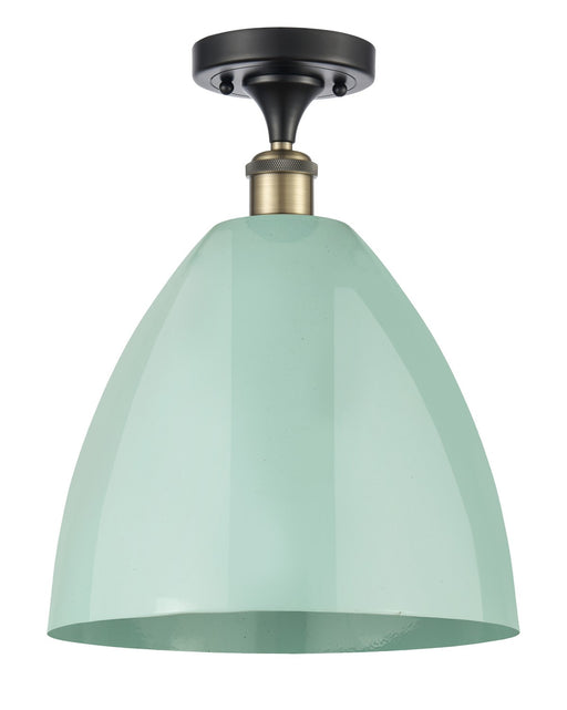 Innovations - 516-1C-BAB-MBD-12-SF - One Light Semi-Flush Mount - Ballston - Black Antique Brass