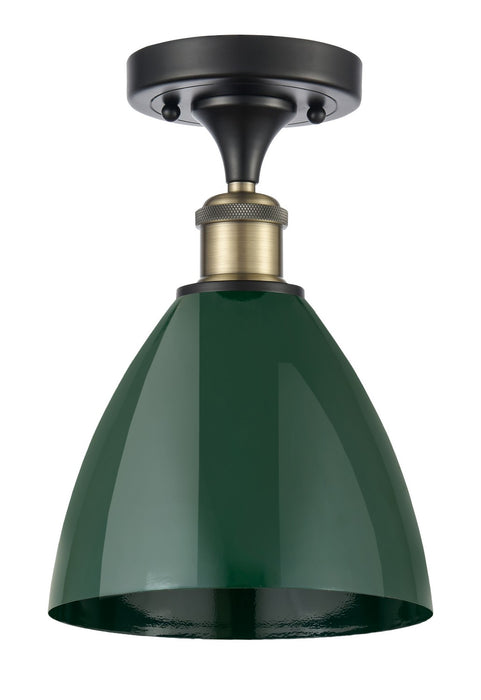 Innovations - 516-1C-BAB-MBD-75-GR - One Light Semi-Flush Mount - Ballston - Black Antique Brass