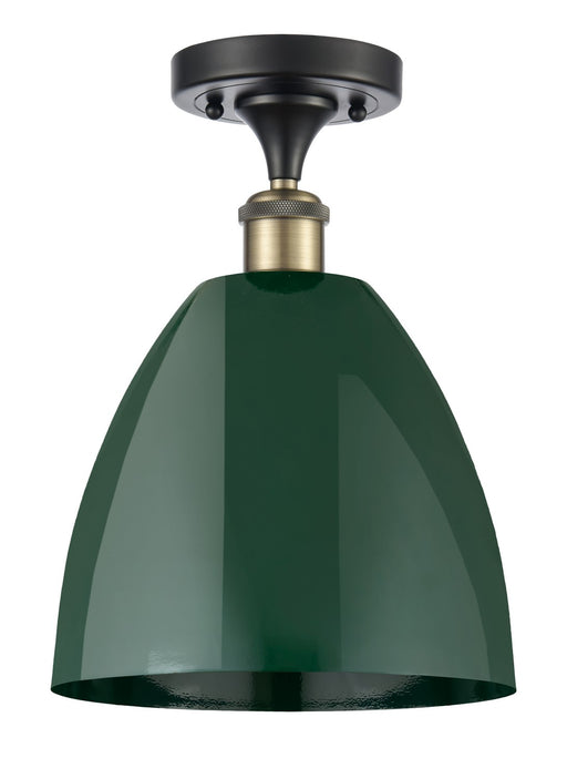 Innovations - 516-1C-BAB-MBD-9-GR - One Light Semi-Flush Mount - Ballston - Black Antique Brass