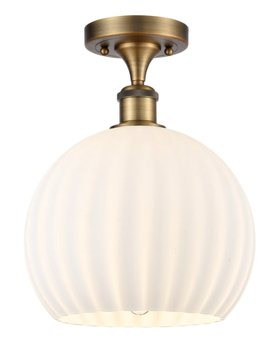 Ballston LED Semi-Flush Mount Brushed Brass