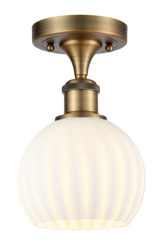 Ballston LED Semi-Flush Mount Brushed Brass