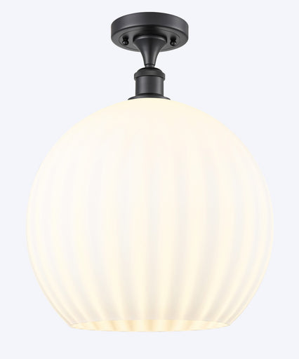 Ballston LED Semi-Flush Mount Matte Black