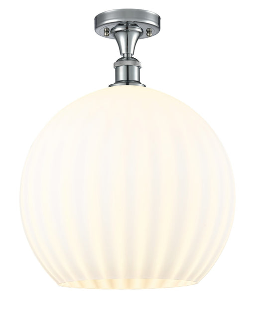 Innovations - 516-1C-PC-G1217-14WV - LED Semi-Flush Mount - Ballston - Polished Chrome