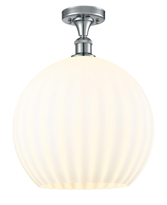 Innovations - 516-1C-PC-G1217-14WV - LED Semi-Flush Mount - Ballston - Polished Chrome