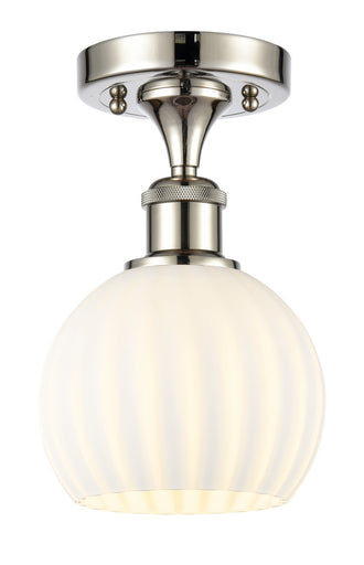 Ballston LED Semi-Flush Mount Polished Nickel