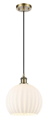 Ballston LED Mini Pendant Antique Brass