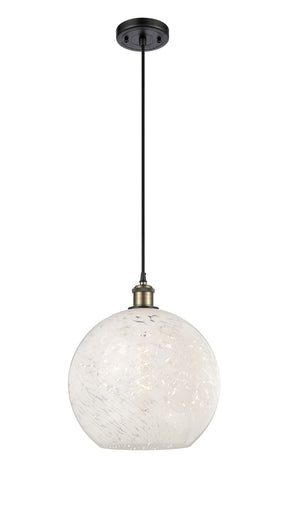 Ballston LED Mini Pendant Black Antique Brass