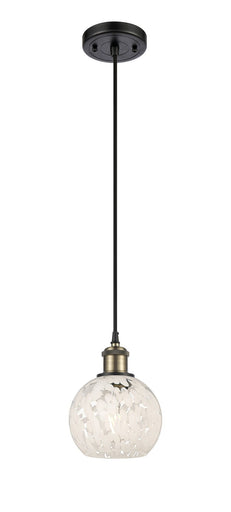 Ballston LED Mini Pendant Black Antique Brass