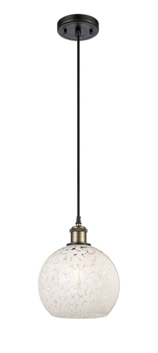 Ballston LED Mini Pendant Black Antique Brass
