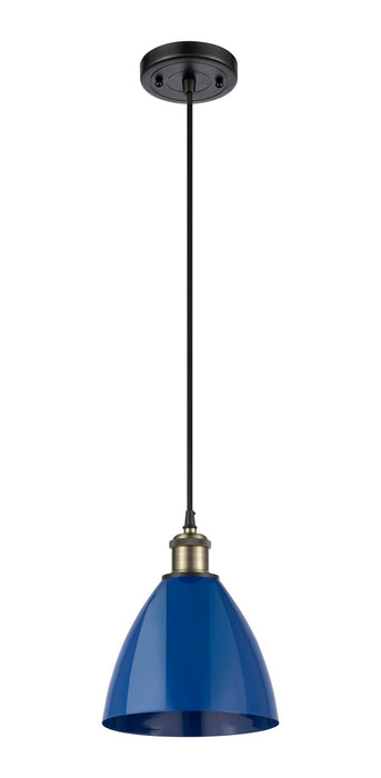 Innovations - 516-1P-BAB-MBD-75-BL-LED - LED Mini Pendant - Ballston - Black Antique Brass