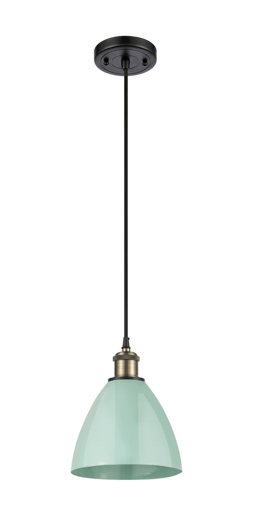 Innovations - 516-1P-BAB-MBD-75-SF-LED - LED Mini Pendant - Ballston - Black Antique Brass