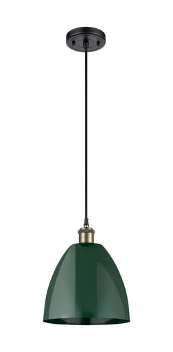 Ballston One Light Mini Pendant Black Antique Brass